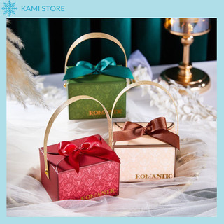 ROMANTIC  - Hộp đựng quà tặng thắt nơ có quai xách
