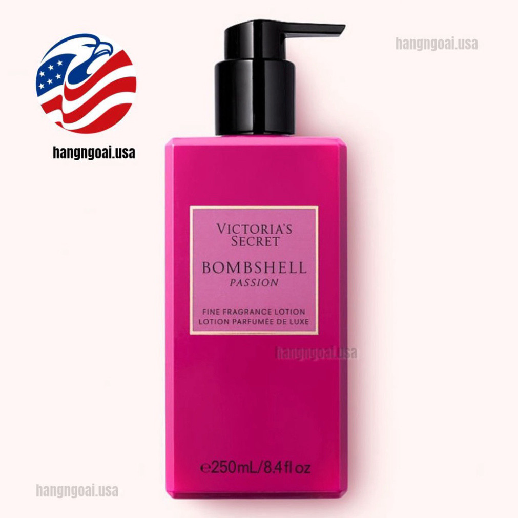 Chính hãng Dưỡng thể Victoria’s Secret BombShell Passion Lotion 250ml cung cấp độ ẩm hương thơm lôi cuốn