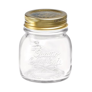 Hũ thủy tinh Quattro 150ml, nắp thiếc, đựng sữa chua, chưng yến, bảo quản thức ăn dặm cho bé