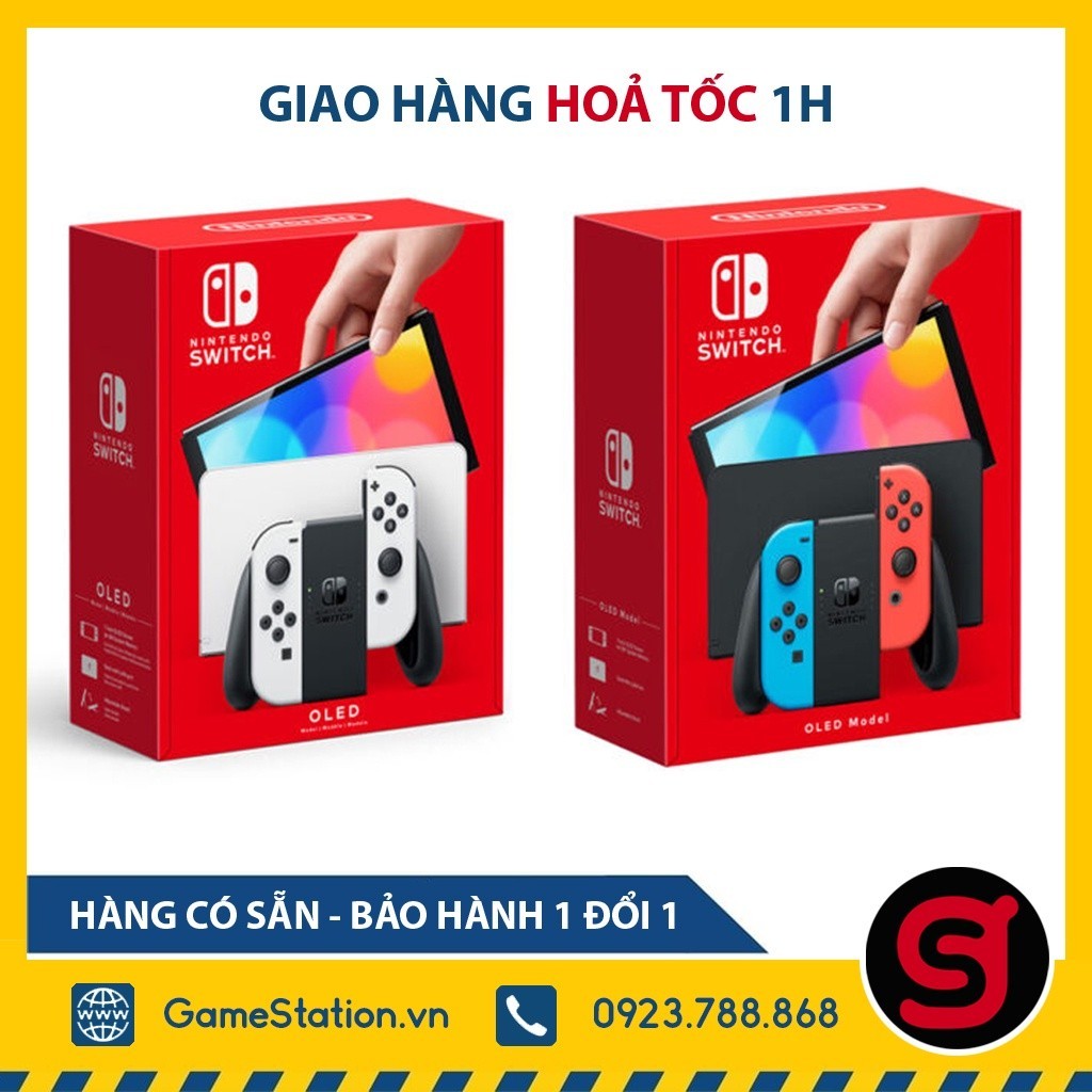 [Mã 159THANTHIET750K giảm 8% đơn 3000K] Máy Nintendo Switch OLED New Model