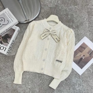  Áo Len Miu tag nơ ngọc Dolldiva Nữ