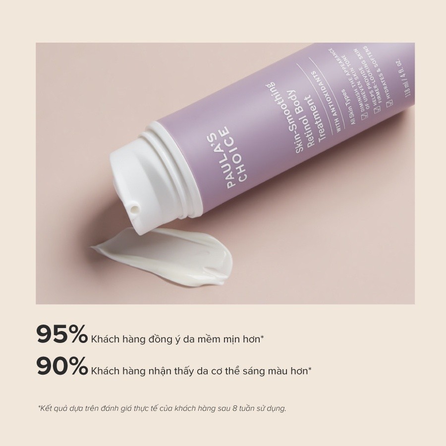 Kem dưỡng thể chống lão hóa làm săn chắc da Paula's Choice Skin - Smoothing Retinol Body Treatment 118ml- 5800.1