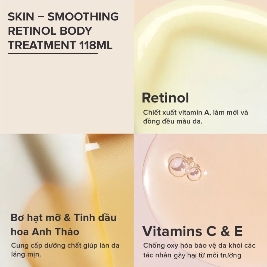 Kem dưỡng thể chống lão hóa làm săn chắc da Paula's Choice Skin - Smoothing Retinol Body Treatment 118ml- 5800.1