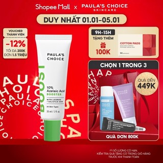 Tinh chất tăng cường giảm đỏ 10% Azelaic Acid Paula's Choice 10% Azelaic Acid Booster - Full size 30ml mã 7750