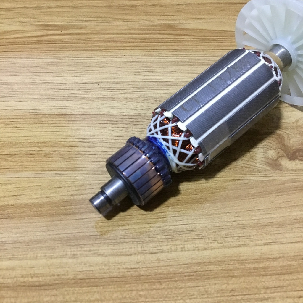 Rotor mài CROWN 3055 13288 3117 CT3055 CT13288 CT3117 Thân 35mm Dài 160mm dây đồng 220V - Tặng chổi than