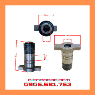 (Anvil) Trục - cốt gắn mũi chữ T cho máy chuyên vít thân 18mm - Cốt ø12.5mm