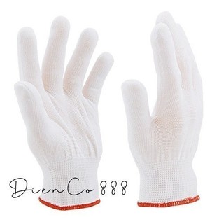 Bao tay vải sợi polyester lao động màu ngẫu nhiên