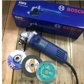 Máy mài 100mm BOSCH GWS 6-100 670W - Tặng đá và đá cắt sắt