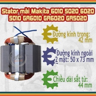Stator mài makita ga6010, ga6020, ga5020 220v