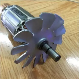 Rotor cắt gạch SAFUN Thân 41mm Dài 149mm Cánh sắt - Tặng chổi than