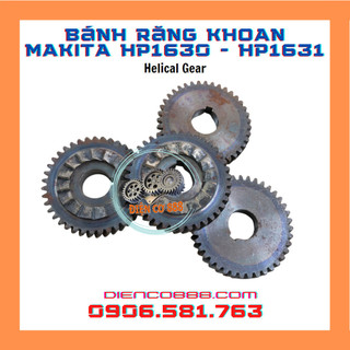 Nhông bánh răng khoan Makita HP1630 và HP1631 - Có loại 37 răng (kích thước 12x43x9mm hoặc 39 răng (kích thước 12x43x6mm