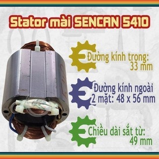 Stator mài SENCAN 541003 và 541002 (Lỗ rotor 33mm) 220V