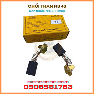 (Chính hãng) Chổi than 43 NB 7x11x16mm