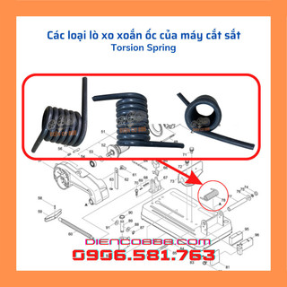 Lò xo thép dùng cho các loại máy cắt sắt, cắt nhôm - Có 3 kích cỡ 6 vòng, 7 vòng và 8 vòng