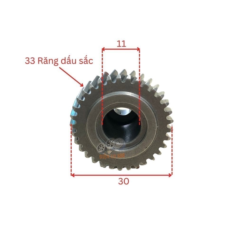 Nhông bánh răng con khoan BOSCH 2-26 33 răng - Dùng với rotor 7 Răng