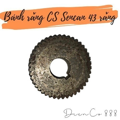 Nhông bánh răng cắt sắt Sencan 43 răng kích thước 20x61x17mm