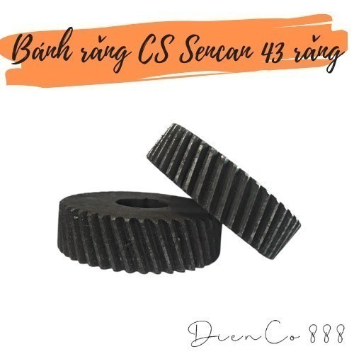 Nhông bánh răng cắt sắt Sencan 43 răng kích thước 20x61x17mm