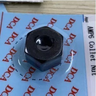 Bộ ốc rọ soi kẹp lưỡi máy soi phay gỗ 6.35mm Makita, DCA AMP6 (Collet Nut + Collet Cone)