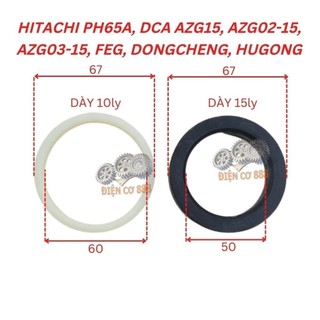 Bộ roăng giảm chấn đục hitachi ph-65a, dca azg15, azg02-15 - damper & urethane ring