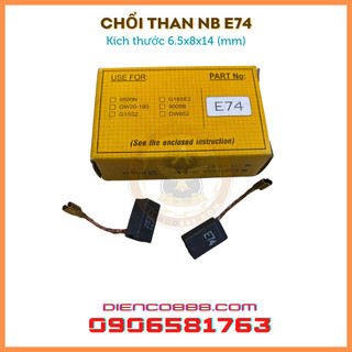 Chổi than e74 nb 6.5x8x14mm