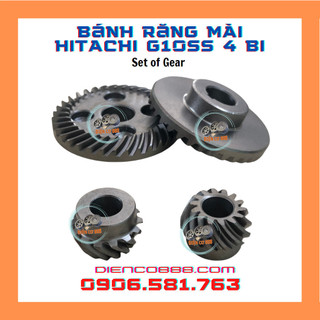 Bộ nhông bánh răng mài Hitachi G10SS 4 bi bằng thép cao cấp (xem thông tin ở phần miêu tả)