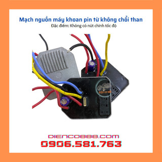 Mạch nguồn điều khiển khoan pin motor từ không chổi than 18V - 5Ah