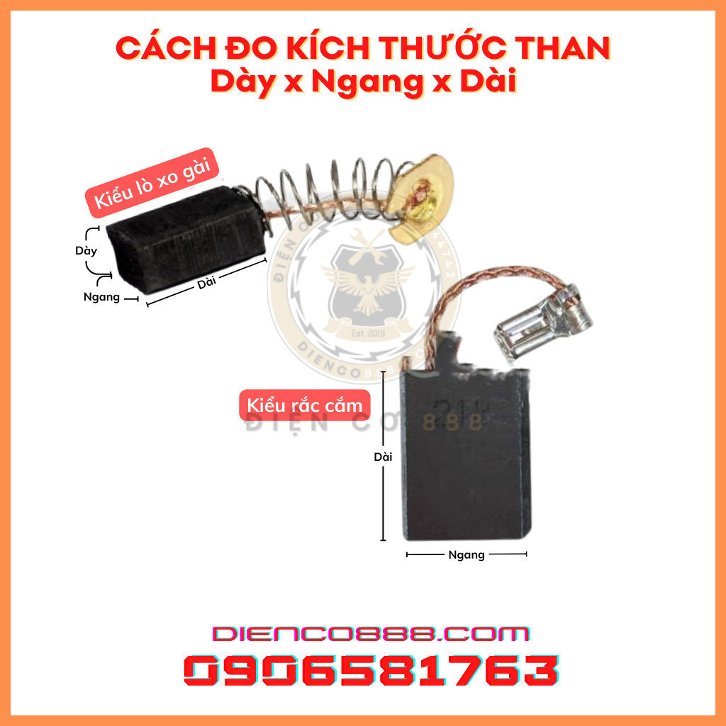 Chổi than 38 NB 7x13x16mm