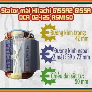 (Hàng DCA) Stator mài Hitachi G15SA2, G13SC2, DCA ASM02-125B, ASM150A 220V
