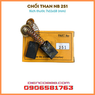 Chổi than 251 nb 7x11x18mm