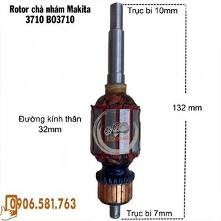 Rotor chà nhám Makita BO3710 dây đồng 220V - Tặng chổi than
