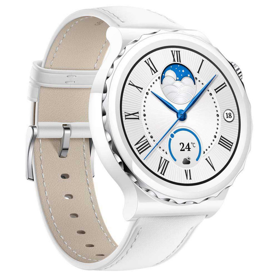 [HUAWEI WATCH GT 3 Pro Ceramic] - đồng hồ đeo tay thông thái HUAWEI WATCH GT 3 Pro Ceramic | Gốm tin