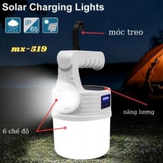 Bóng đèn tích điện sạc pin tích hợp đèn pin cầm tay và móc treo MX 519 chống nước sáng -Giá rẻ -Hàng mới