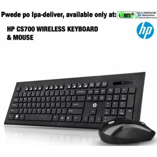 Bộ bàn phím chuột không dây wireless HP CS700 cho máy tính và laptop phím nhạy -Hàng mới