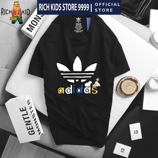 Áo Phông Adidas Snoopy Nam Nữ Chính Hãng 100% Cotton Họa Tiết Snoopy Adidas Xuất Dư - Giá Rẻ - Chất Lượng .