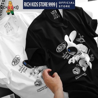 Áo Phông tay ngắn form rộng unisex phi hành gia Nasa, Áo Phông nam nữ chât cotton mềm mát đủ size .