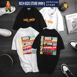 Áo Phông Hà Nội Rich Kids, Đẳng Cấp Chính Hiệu 100% Cotton 4 Chiều .