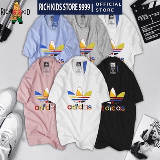 áo adidas mùa hè big size nam nữ from rộng unisex 5 màu - trắng, đen, hồng, xanh, xám có big size từ 35kg - 125kg .