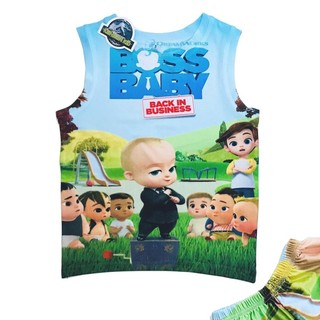 Quần áo trẻ em Kunkun Kid chất thun lạnh co giãn 4 chiều in 3D BL154 size đại từ 10-60kg