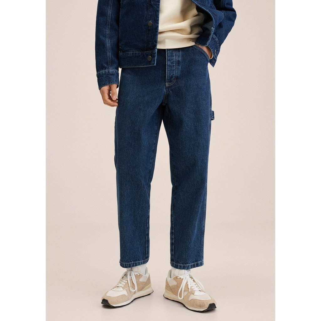Mango - Quần Jeans Nam Cobalto