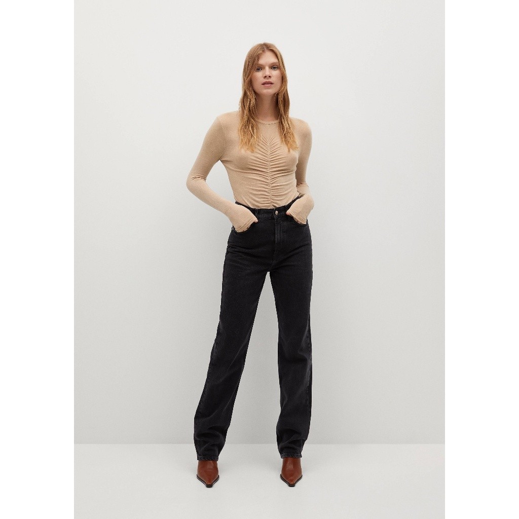 MANGO - Áo Thun Drapi