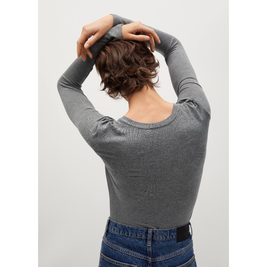 MANGO - Áo Thun Drapi