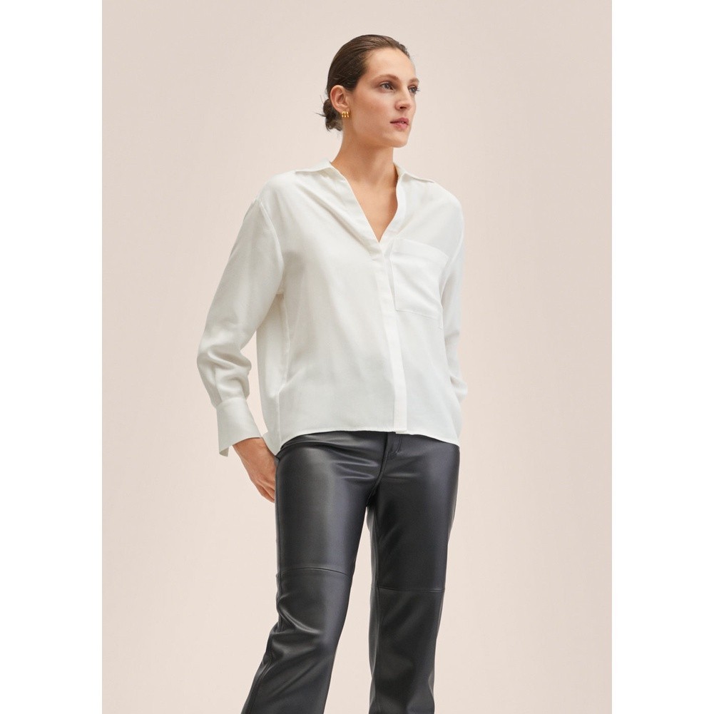 MANGO - Áo Sơ Mi Nữ Limone