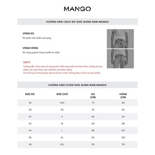 MANGO - Quần Dài Nam Berdam