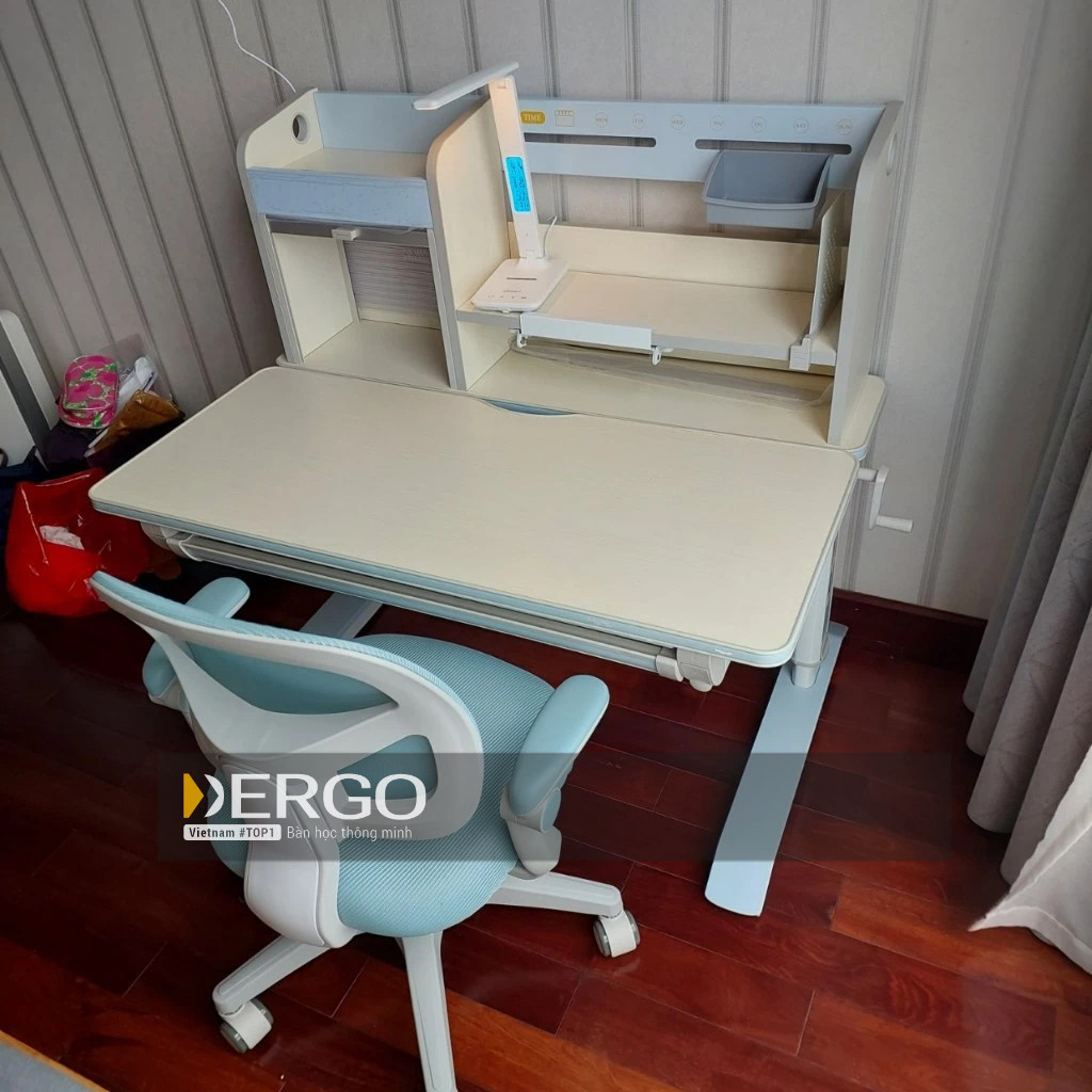 Bàn Học Nâng Cấp DERGO Origami™️ M1050H Bàn Học Cho Bé Chống Gù Chống Cận