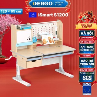 Bàn Học Sinh Cỡ Lớn DERGO SuperStar S1200 Bàn Học Thông Minh Chống Gù Chống Cận