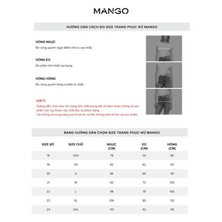 MANGO - Đầm Nữ Corfu-H 77095945