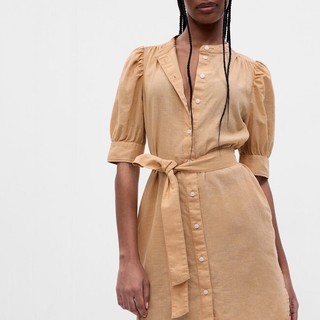 GAP - Đầm Vải Nữ - Linen Shirt Dress 594740-03