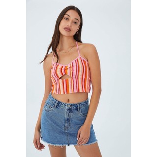 COTTON ON - Áo Len Cộc Tay Nữ - Cutout Knit Strappy Halter 2054788-01