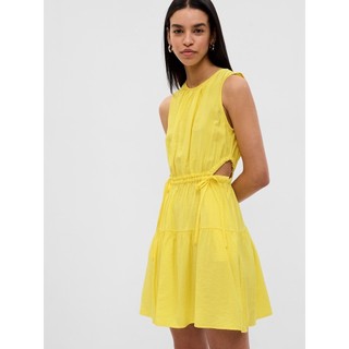 GAP - Đầm Vải Nữ - Side Cutout Tiered Mini Dress 549265-00