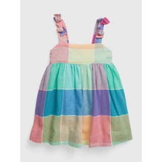 GAP - Đầm Vải Em Bé Gái - Family Easter Plaid Dress 600674-00